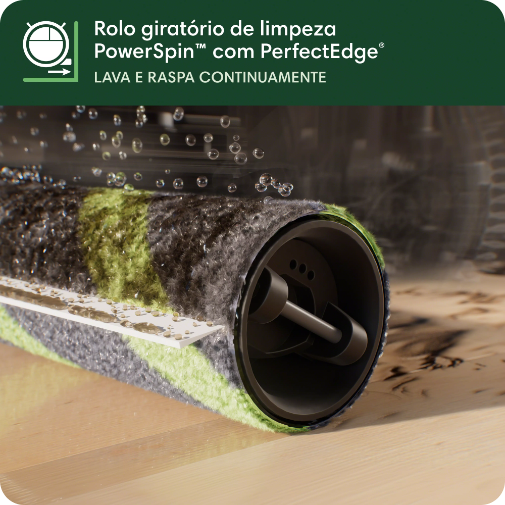 Robô Aspirador Roomba Max 705+ Combo, com Base AutoWash Dock, Aspira e Passa Pano, iRobot