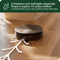 Robô Aspirador Roomba Max 705+ Combo, com Base AutoWash Dock, Aspira e Passa Pano, iRobot