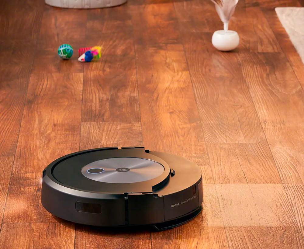 Robô Roomba Combo J7+, 2 em 1, Aspira e Passa Pano da iRobot 127v e 22 Robô Roomba Combo J7+, 2 em 1, Aspira e Passa Pano da iRobot 127v e 22