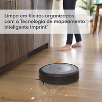 Robô Roomba i5+ Combo Aspirador e Passa Pano com esvaziamento Automático da iRobot - Bivolt
