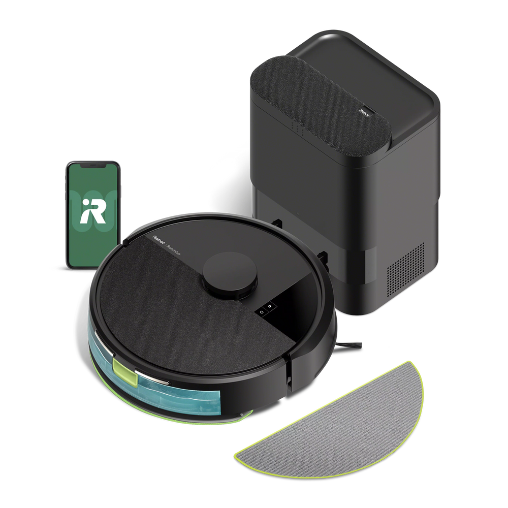 Robô Aspirador Roomba 105+ Combo com Base AutoEmpty Aspira e Passa Pano, Auto Esvaziamento, iRobot