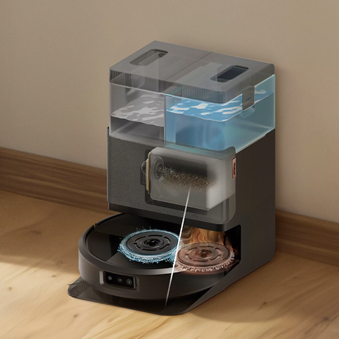A iRobot redefine o conceito de praticidade com a Base AutoWash™, a mais completa da categoria. 