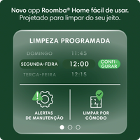 Robô Aspirador Roomba 405+ Combo, com Base AutoWash Dock, Aspira e Passa Pano, iRobot
