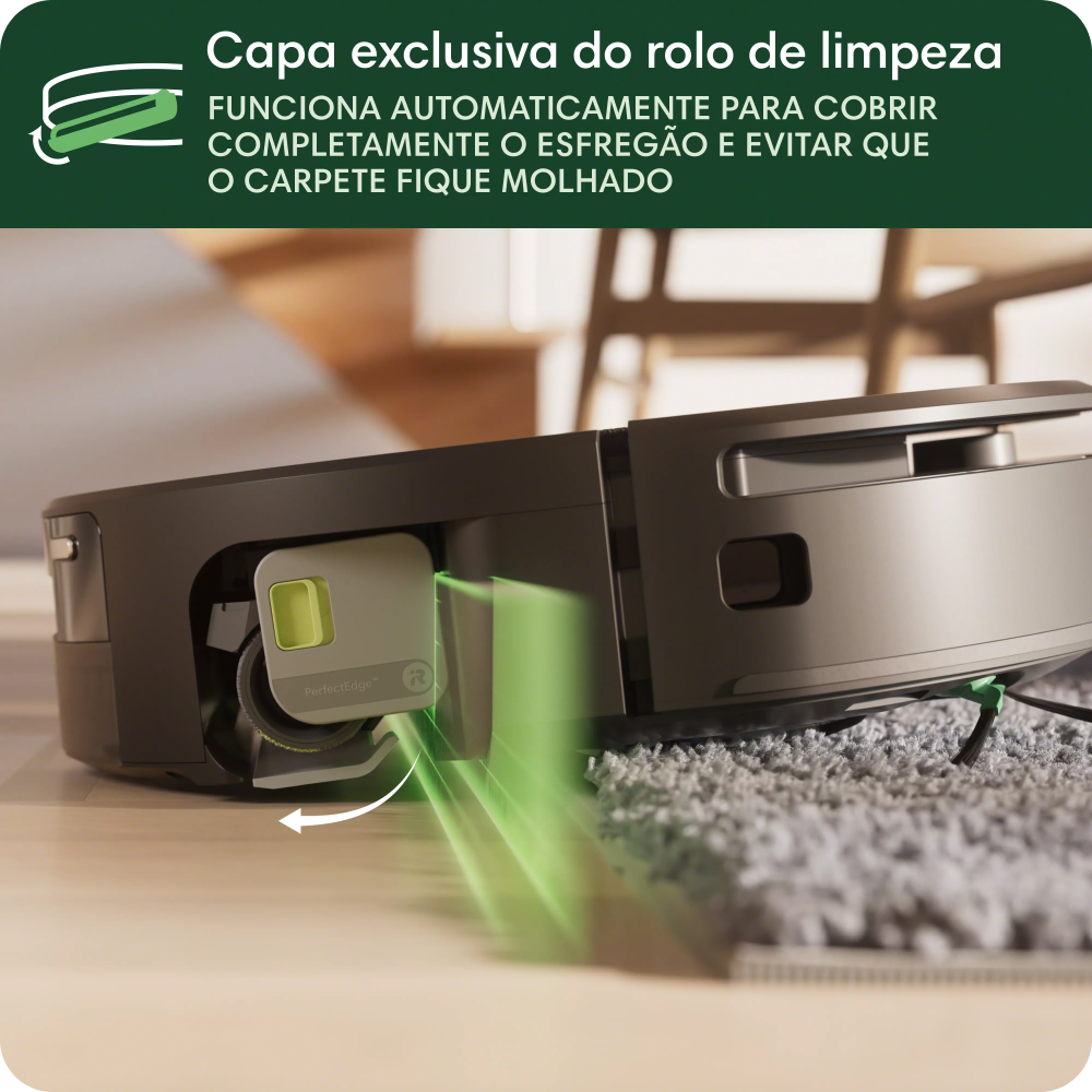 Robô Aspirador Roomba Max 705+ Combo, com Base AutoWash Dock, Aspira e Passa Pano, iRobot